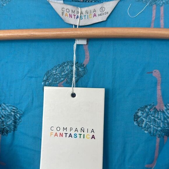 Compania Fantastico Flamingo Print Maxidress S - Picture 8 of 8